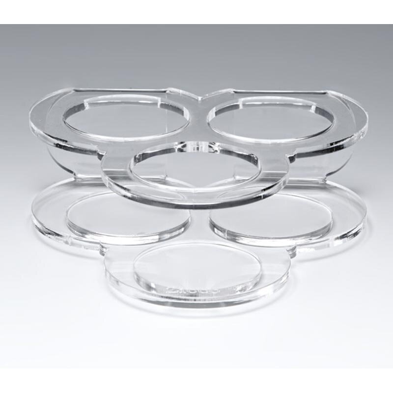 Zicco ZCP-408 Sosluk Uyumlu Papatya Tasarımlı Stand, Akrilik, 3'lü - Zicco