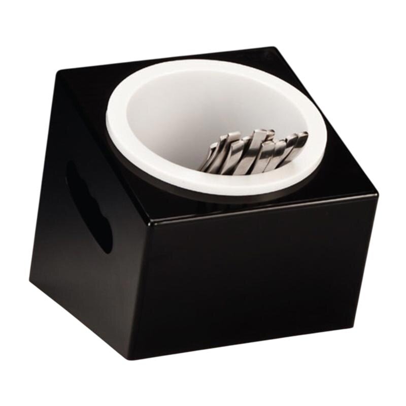 Zicco ZCP-414 Çatal Kaşık Standı, Tek Gözlü, Polikarbon, Siyah, 16.5x18x15 cm - Zicco