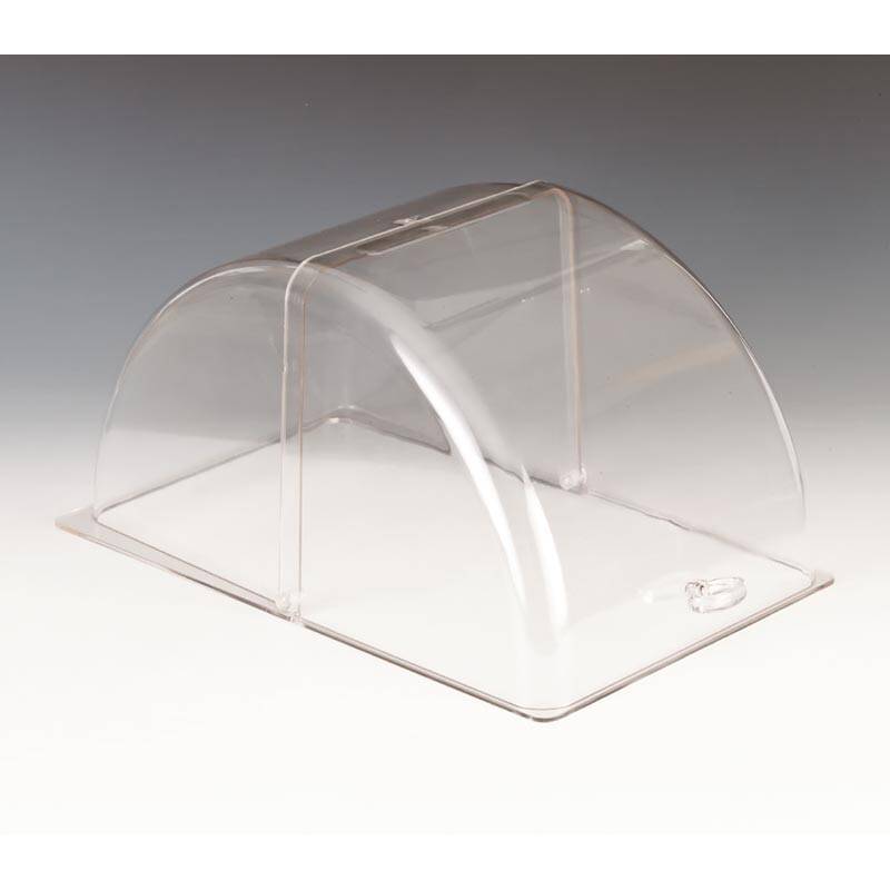 Zicco ZCP-418 Dikey Rolltop Kapak, Polikarbon, Şeffaf, 27x42 cm - 1