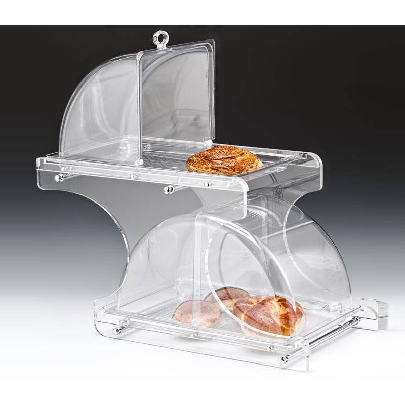 Zicco ZCP-454 Polikarbon Teşhir Standı, Dikey Rolltop Kapaklı, 59 cm - 1