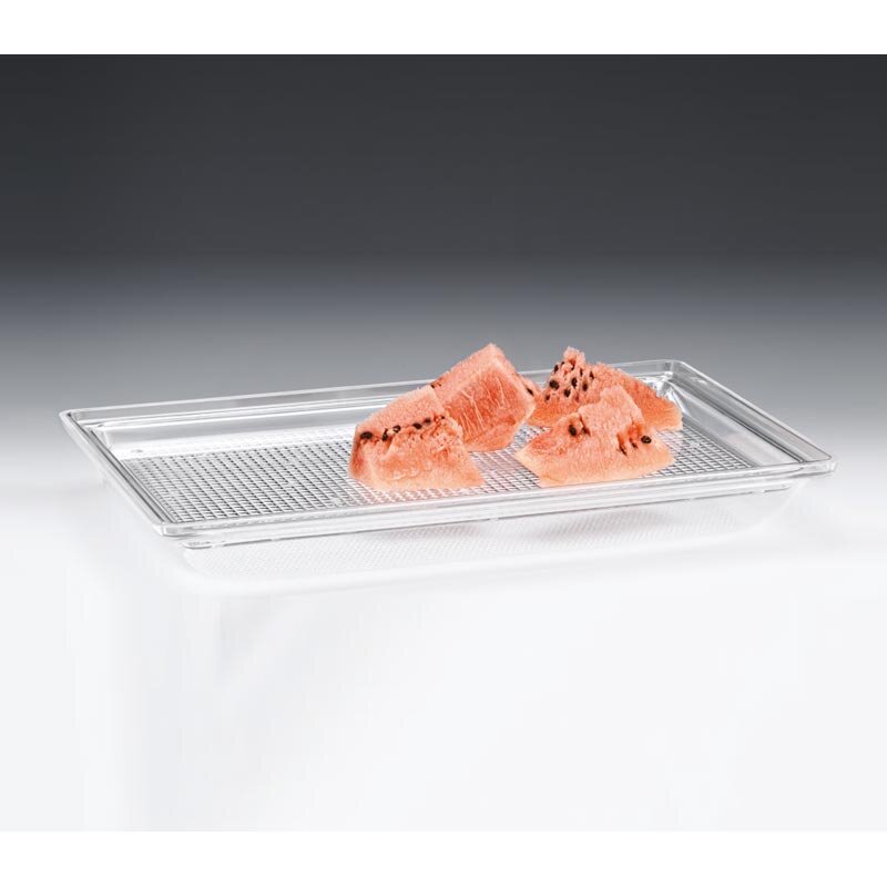 Zicco ZCP-467 Karpuz Teşhir Tepsisi, Polikarbon Tepsili, Akrilik, Şeffaf, 55x35.5 cm - Zicco