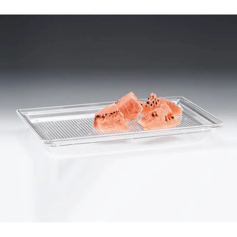Zicco ZCP-467 Karpuz Teşhir Tepsisi, Polikarbon Tepsili, Akrilik, Şeffaf, 55x35.5 cm - 1