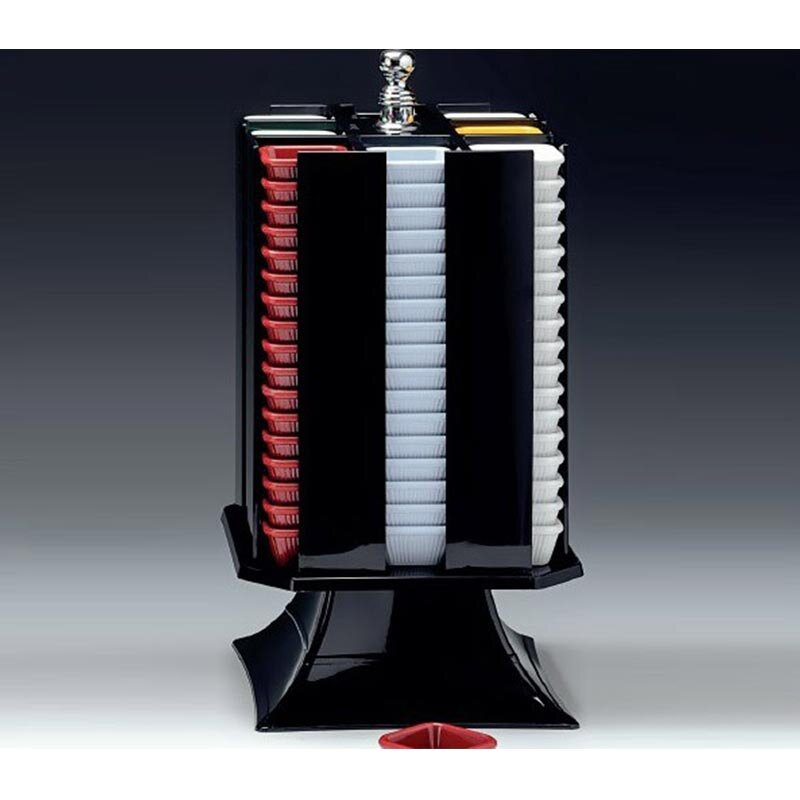 Zicco ZCP-477 Döner Sosluk Reçellik Standı, Polikarbon, Siyah, 20x20x42 cm - Zicco (1)