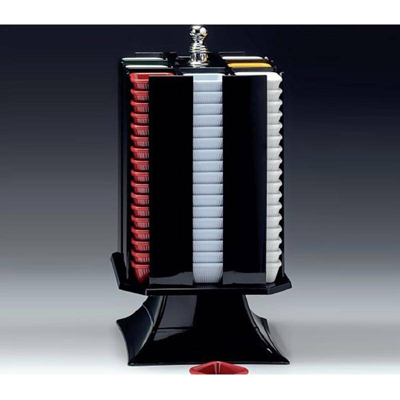 Zicco ZCP-477 Döner Sosluk Reçellik Standı, Polikarbon, Siyah, 20x20x42 cm - 2