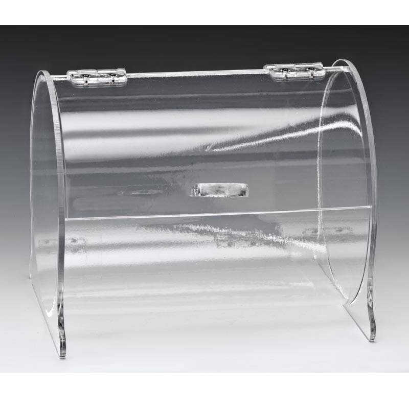 Zicco ZCP-479 Kapaklı Akrilik Muhafaza Kabı, Şeffaf, 20x24.5x20 cm - 1