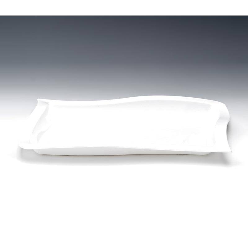 Zicco ZCP-516 Teşhir Tabağı, Polikarbon, Beyaz, 45x30 cm - 1