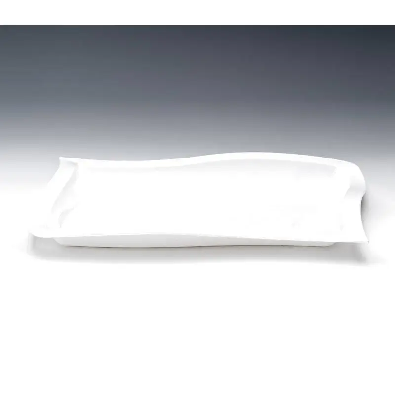 Zicco ZCP-516 Teşhir Tabağı, Polikarbon, Beyaz, 45x30 cm - 1