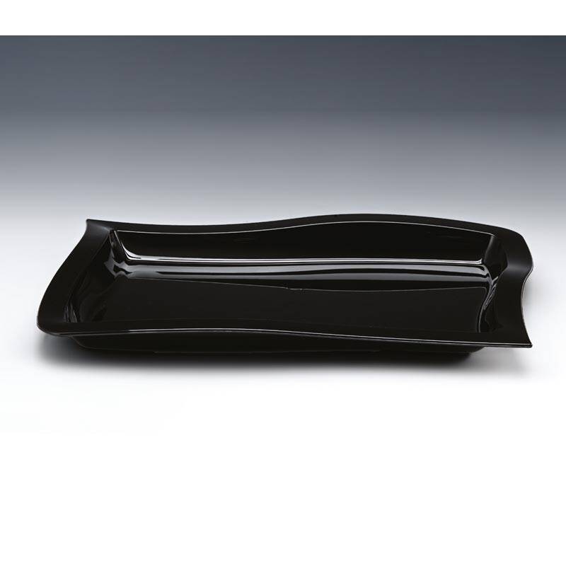 Zicco ZCP-516 Teşhir Tabağı, Polikarbon, Siyah, 45x30 cm - 1