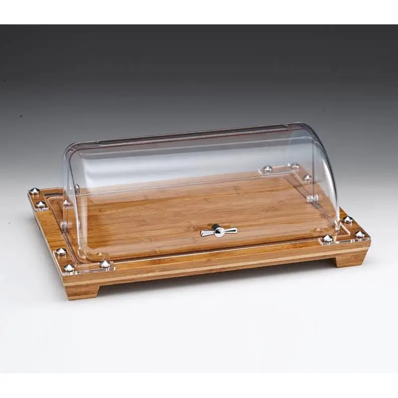Zicco ZCP-531 Küçük Boy Muhafaza Kabı, Ahşap Tabanlı, Polikarbon Rolltop Kapaklı, 48x32 cm - 1
