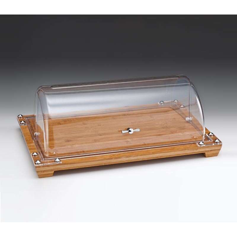 Zicco ZCP-532 Küçük Muhafaza Kabı, Rolltop Kapaklı, Ahşap Altlı, Polikarbon, 59x39 cm - Zicco