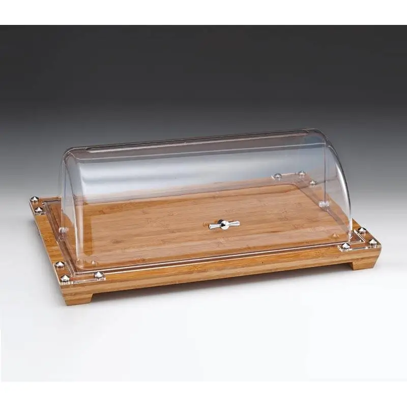 Zicco ZCP-532 Küçük Muhafaza Kabı, Rolltop Kapaklı, Ahşap Altlı, Polikarbon, 59x39 cm - 1