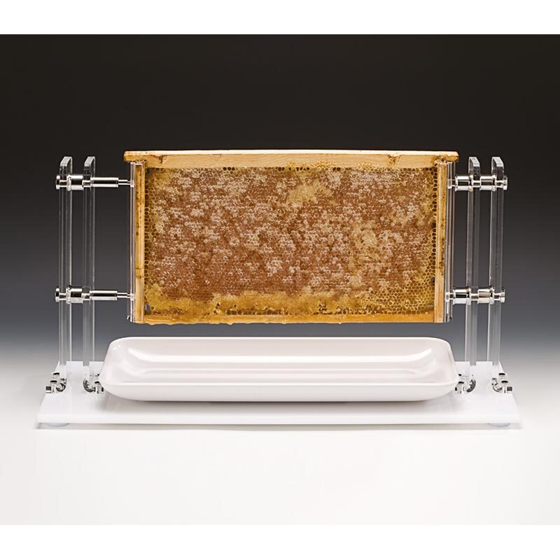 Zicco ZCP-555 Akrilik Petek Bal Standı, Şeffaf, 67x24x35 cm - Zicco