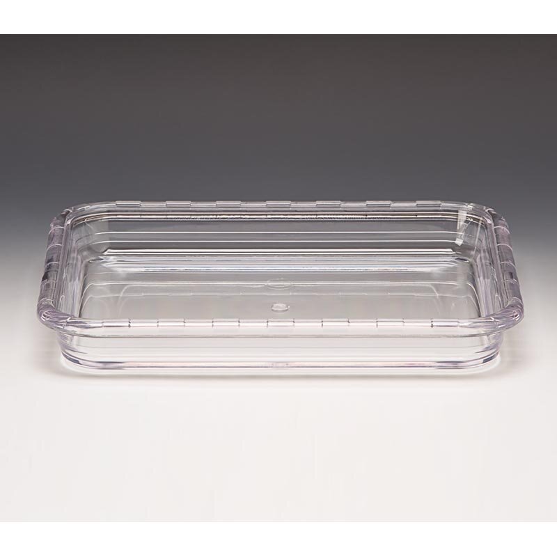 Zicco ZCP-557 Dikdörtgen Meze Kabı, Polikarbon, Şeffaf, Beyaz, 32.5x26.5x4.5 cm - Zicco