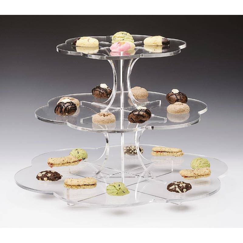 Zicco ZCP-560 Papatya Teşhir Standı, Akrilik, Şeffaf, 34 cm - 1