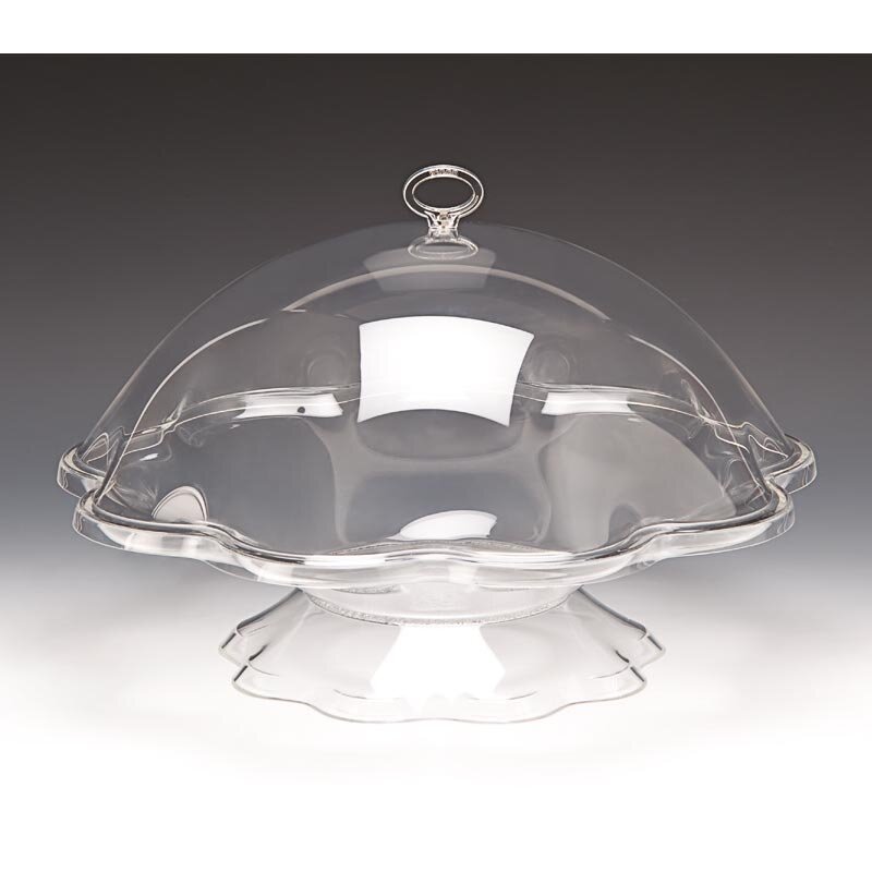 Zicco ZCP-563 Çiçek Formlu Meyvelik, Akrilik, Şeffaf, 39x26 cm - Zicco