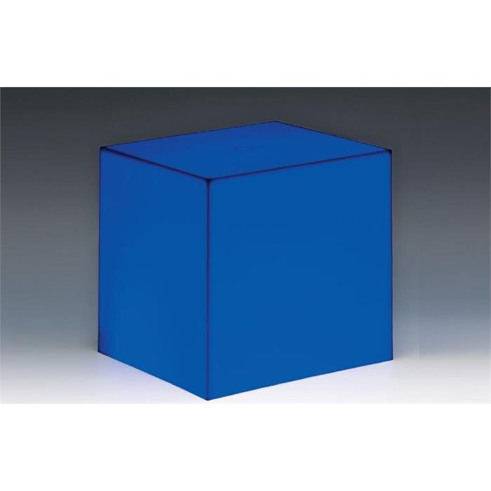 Zicco ZCP-566 Işıklı Teşhir Yükseltici, Polikarbon, Mavi, 20x20x20 cm - Zicco