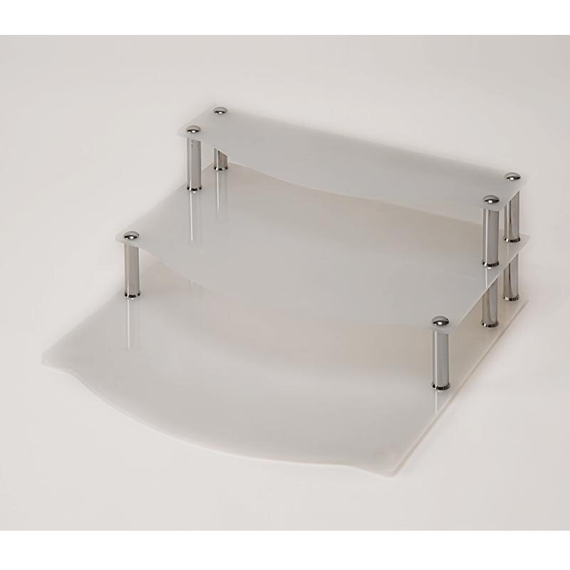 Zicco ZCP-570 Akrilik Basamaklı Stand, 3 Katlı, 59x60x22x10 cm - Zicco