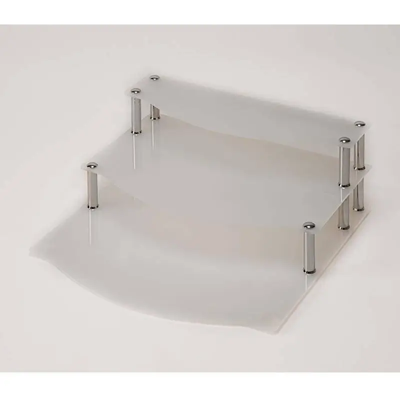 Zicco ZCP-570 Akrilik Basamaklı Stand, 3 Katlı, 59x60x22x10 cm - 1