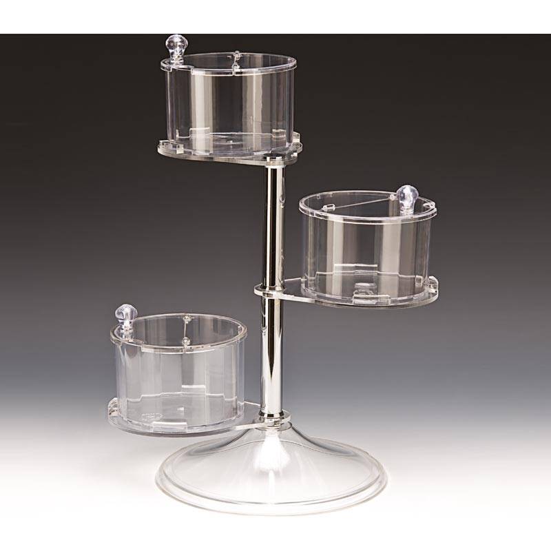 Zicco ZCP-579 Ayarlanabilir Çok Amaçlı Teşhir Standı, Polikarbon, Şeffaf, 25x44 cm - 1