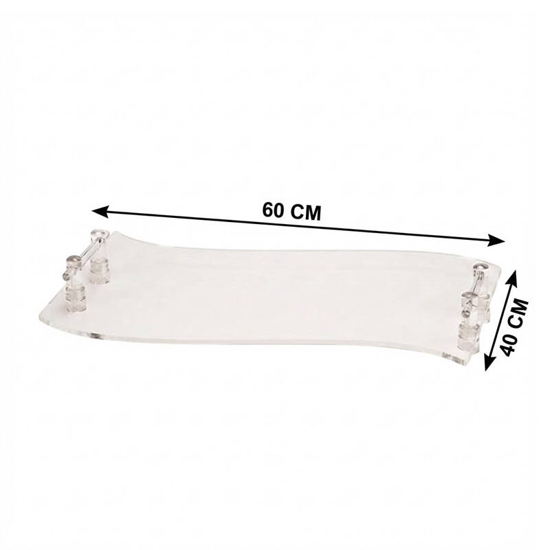 Zicco ZCP-585 Teşhir Standı, S Model, Akrilik, 60x40 cm - 2