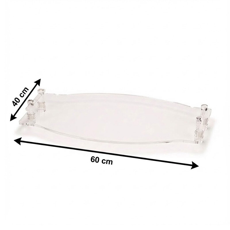 Zicco ZCP-586 Bombeli Teşhir Standı, Akrilik, Şeffaf, 60x40 cm - Zicco (1)