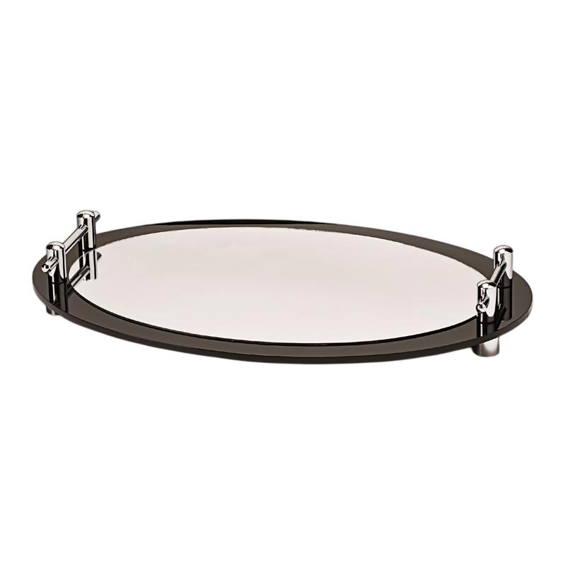 Zicco ZCP-588 Aynalı Teşhir Standı, Oval Model, 60x40 cm - Zicco