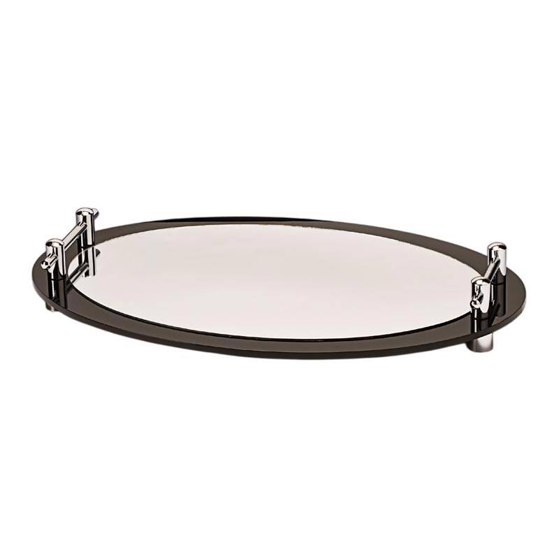 Zicco ZCP-588 Aynalı Teşhir Standı, Oval Model, 60x40 cm - 1