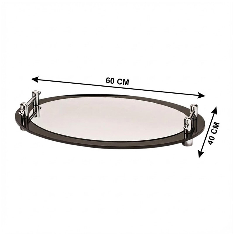 Zicco ZCP-588 Aynalı Teşhir Standı, Oval Model, 60x40 cm - Zicco (1)