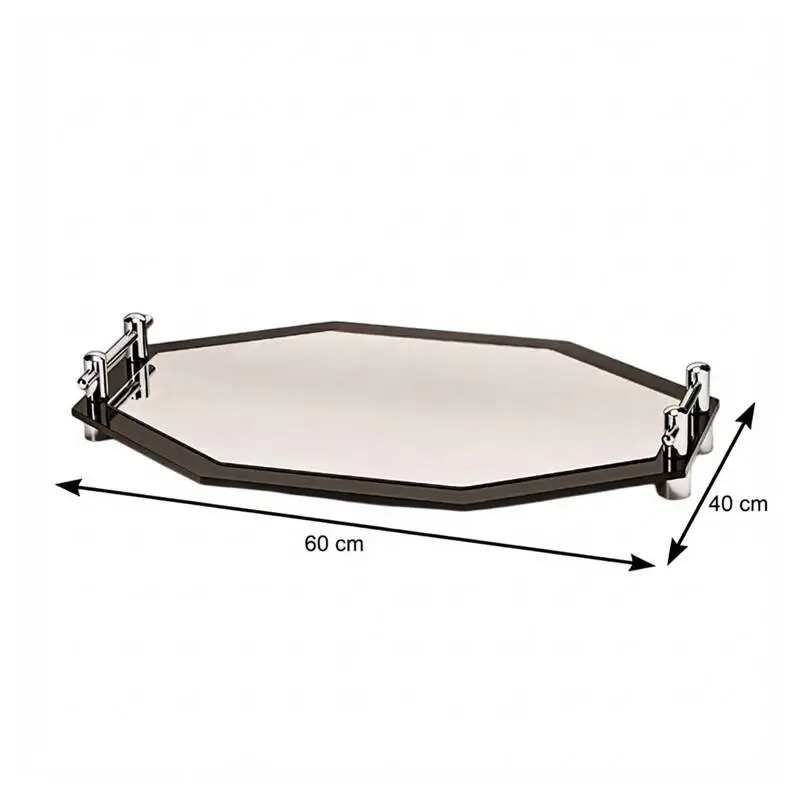 Zicco ZCP-592 Aynalı Teşhir Standı, Sekizgen, 60x40 cm - 2