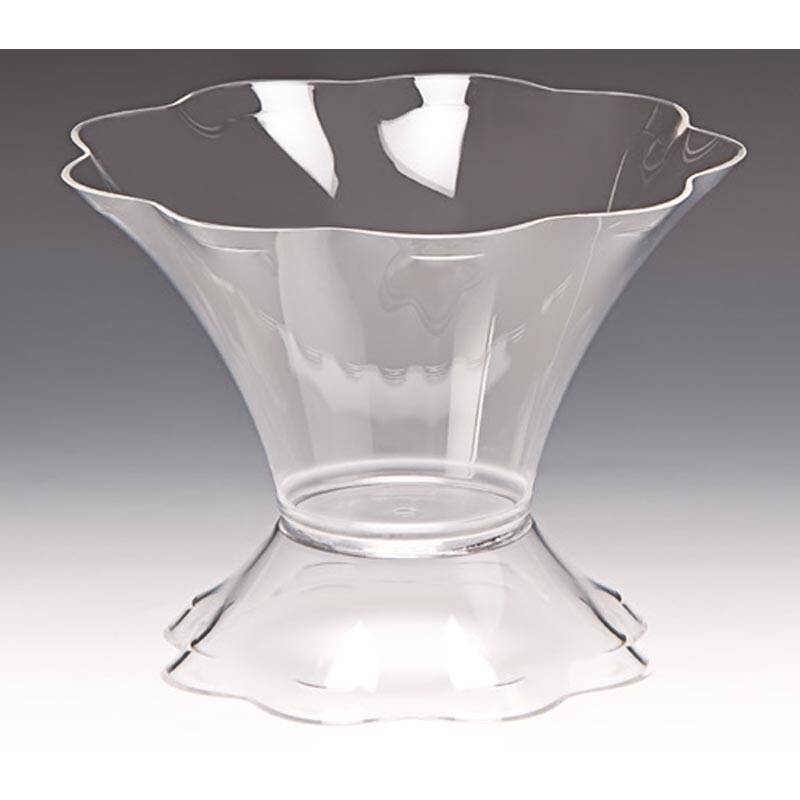 Zicco ZCP-597 Ayaklı Meyvelik, Akrilik, Şeffaf, 24x18 cm - 1