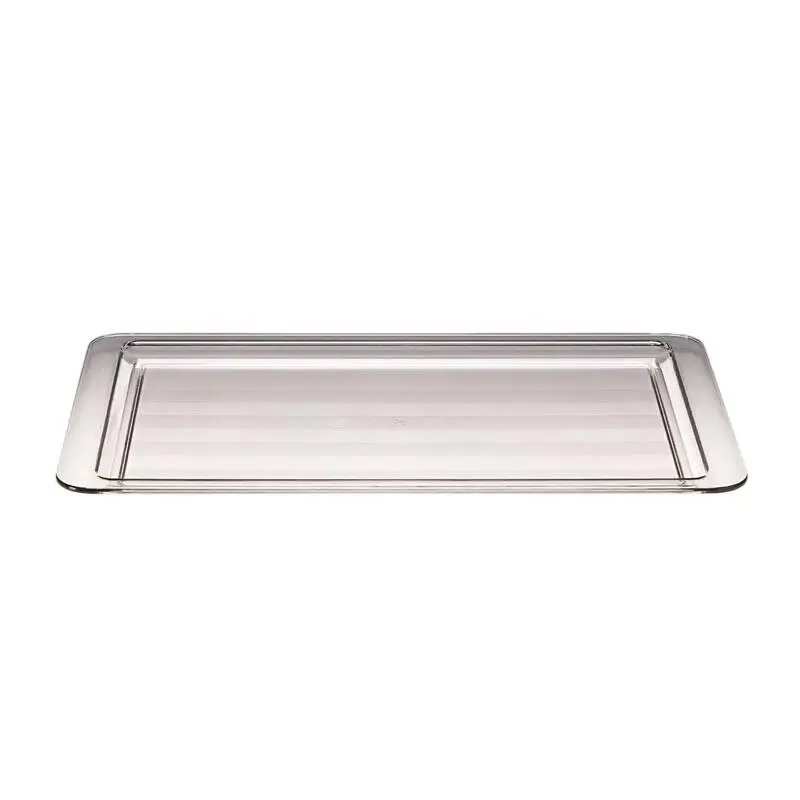 Zicco ZCP-600 Dikdörtgen Teşhir Tepsisi, Polikarbon, Şeffaf, 32.5x53 cm - 1