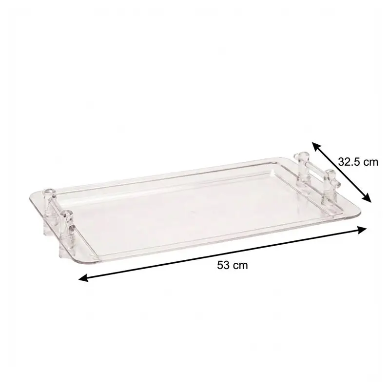 Zicco ZCP-604 Teşhir Tepsisi, Polikarbon, Şeffaf, 32.5x53 cm - Zicco (1)