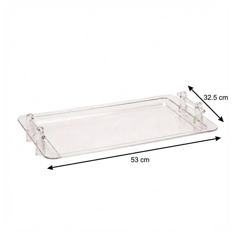 Zicco ZCP-604 Teşhir Tepsisi, Polikarbon, Şeffaf, 32.5x53 cm - 2