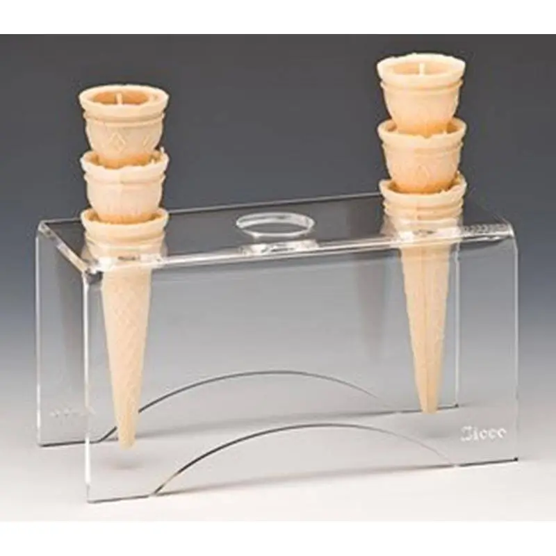 Zicco ZCP-606 Dondurma Servis Standı, Akrilik, Şeffaf, 20.5x8.5x10 cm - 1