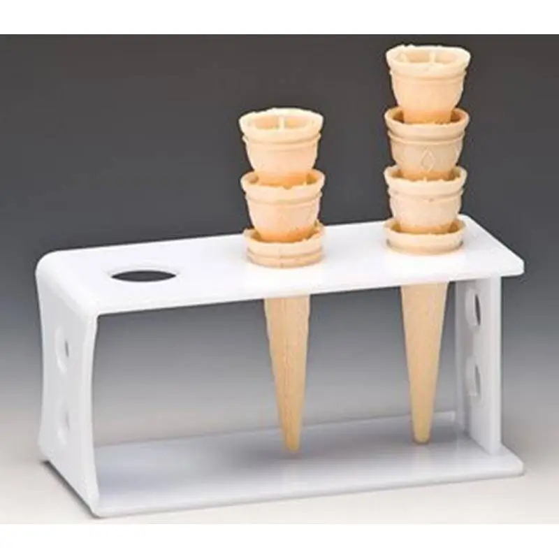 Zicco ZCP-608 Dondurma Servis Standı, Akrilik, Beyaz, 19x8x10.5 cm - 1