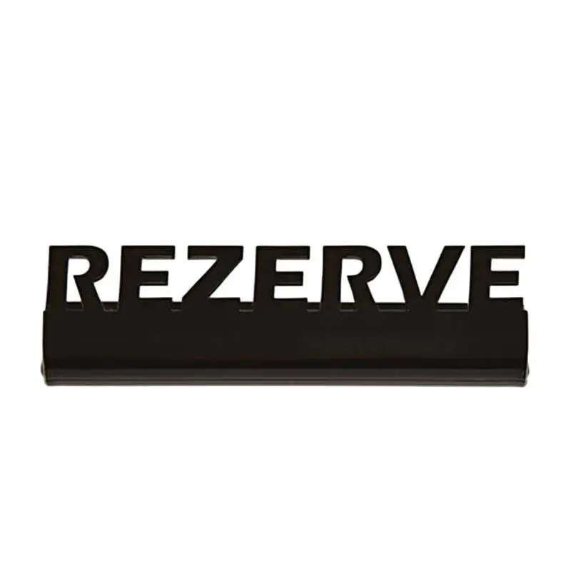Zicco ZCP-617 Rezerve Yazısı, Akrilik, Siyah,13.5x4 cm - 1