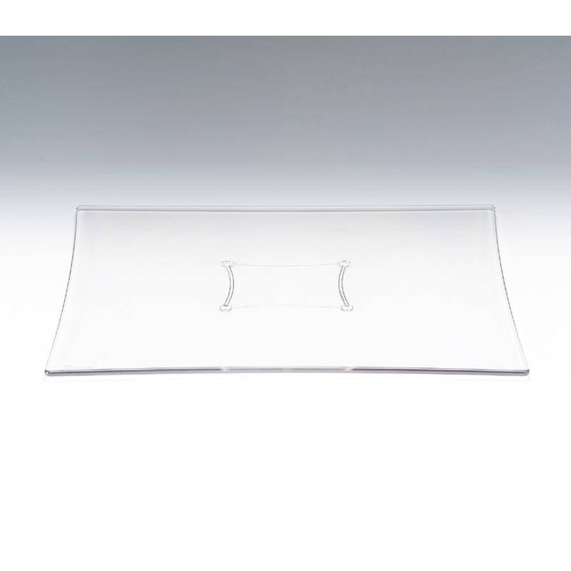 Zicco ZCP-622 Teşhir Tabağı, Polikarbon, Şeffaf, 20x20 cm - 1