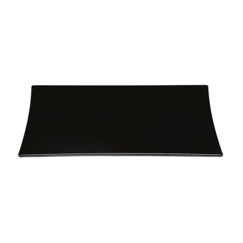 Zicco ZCP-623 Teşhir Sunum Tabağı, Polikarbon, Siyah, 25x25 cm - 1