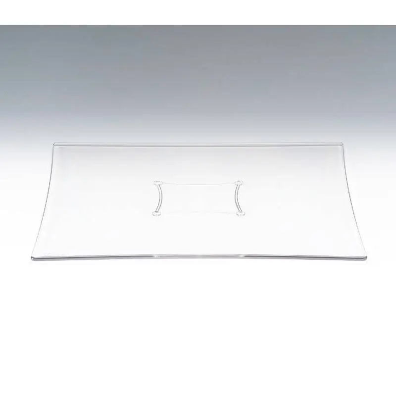 Zicco ZCP-624 Teşhir Tabağı, Polikarbon, Şeffaf, 30x30 cm - 1