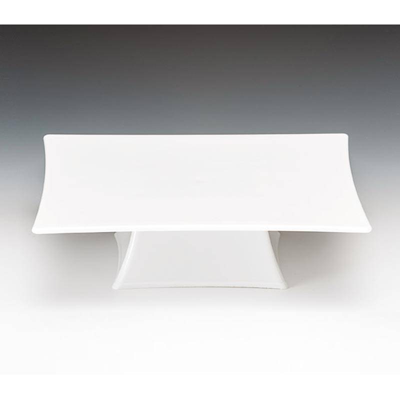 Zicco ZCP-626 Kare Teşhir Standı, Ayaklı, Polikarbon, Beyaz, 20x20x7 cm - 1