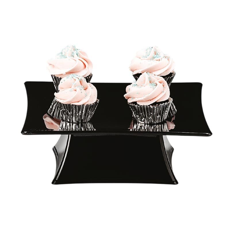 Zicco ZCP-626 Teşhir Standı, Ayaklı, Polikarbon, Siyah, 20x20x7 cm - Zicco