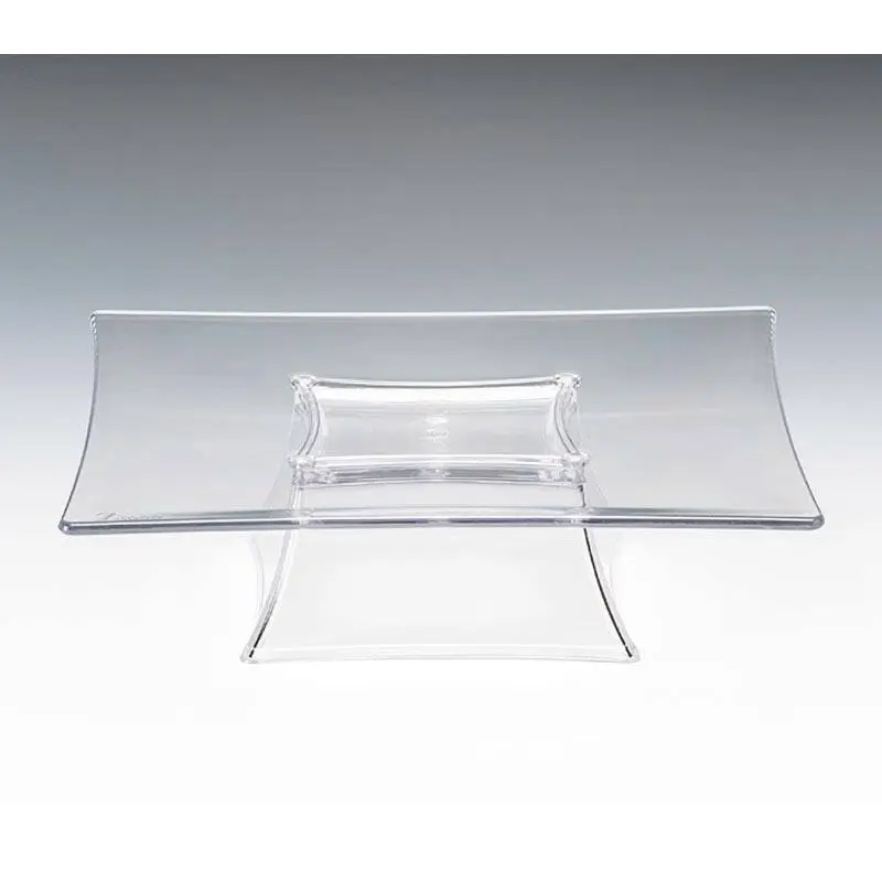 Zicco ZCP-627 Ayaklı Teşhir Standı, Polikarbon, Şeffaf, 25x25x7 cm - 1