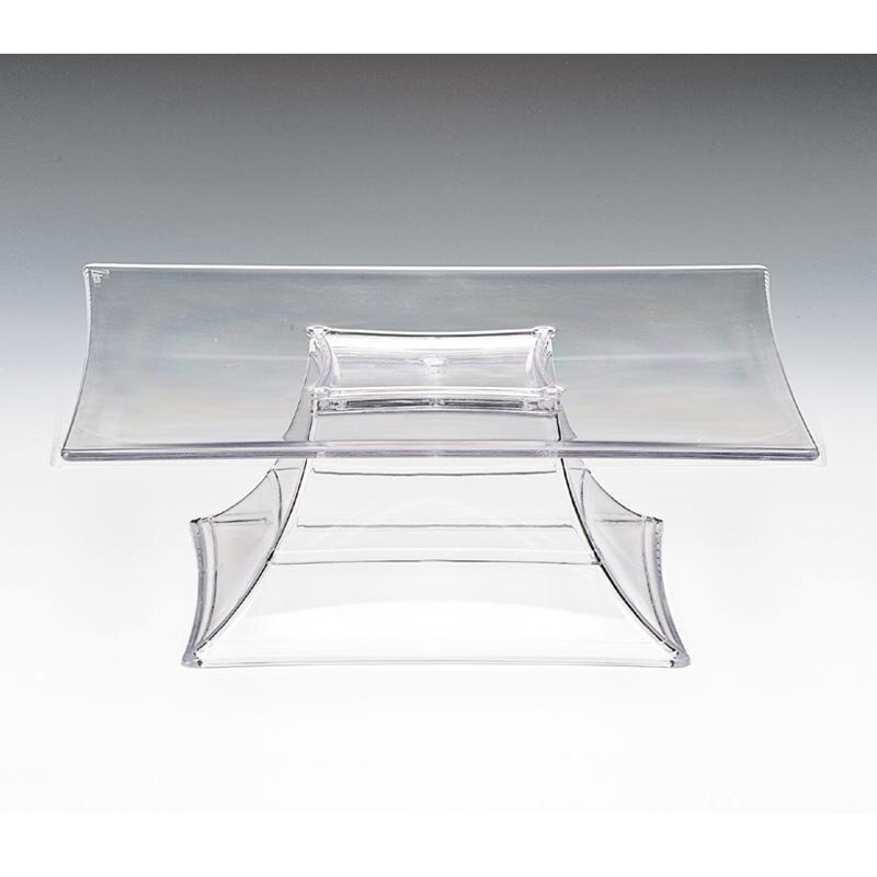 Zicco ZCP-628 Ayaklı Teşhir Standı, Polikarbon, Şeffaf, 30x30x10.5 cm - Zicco