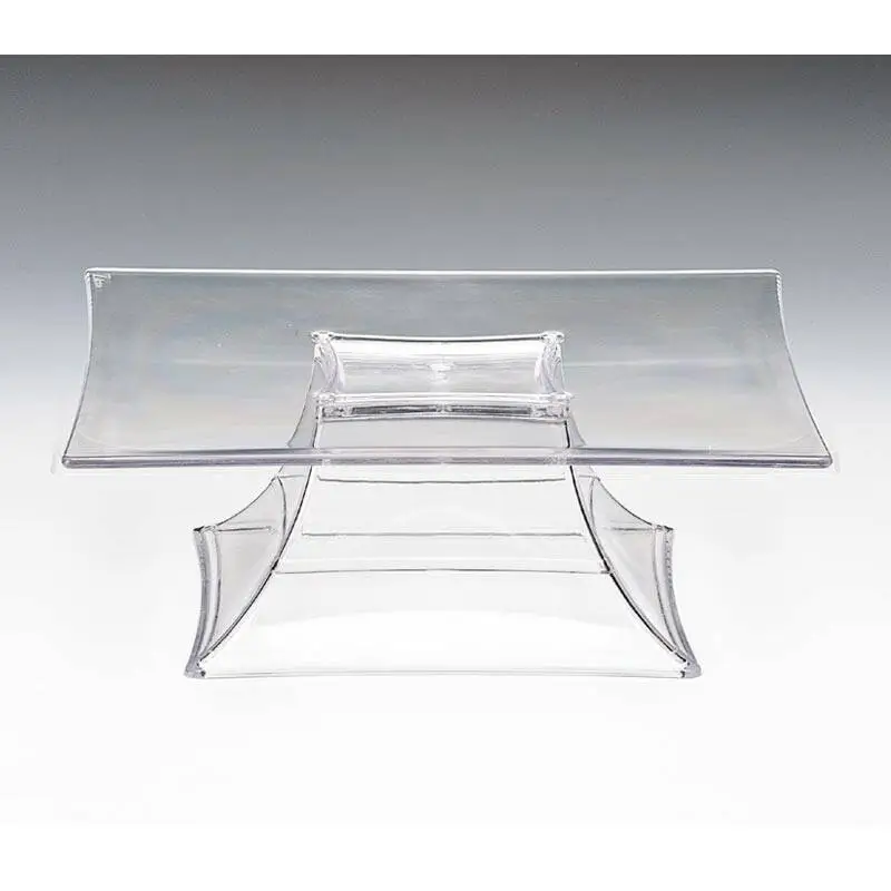 Zicco ZCP-628 Ayaklı Teşhir Standı, Polikarbon, Şeffaf, 30x30x10.5 cm - 1