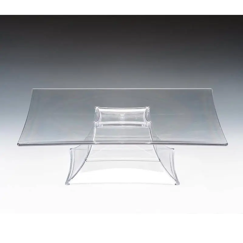 Zicco ZCP-629 Ayaklı Teşhir Standı, Polikarbon, Şeffaf, 35x35x10.5 cm - 1