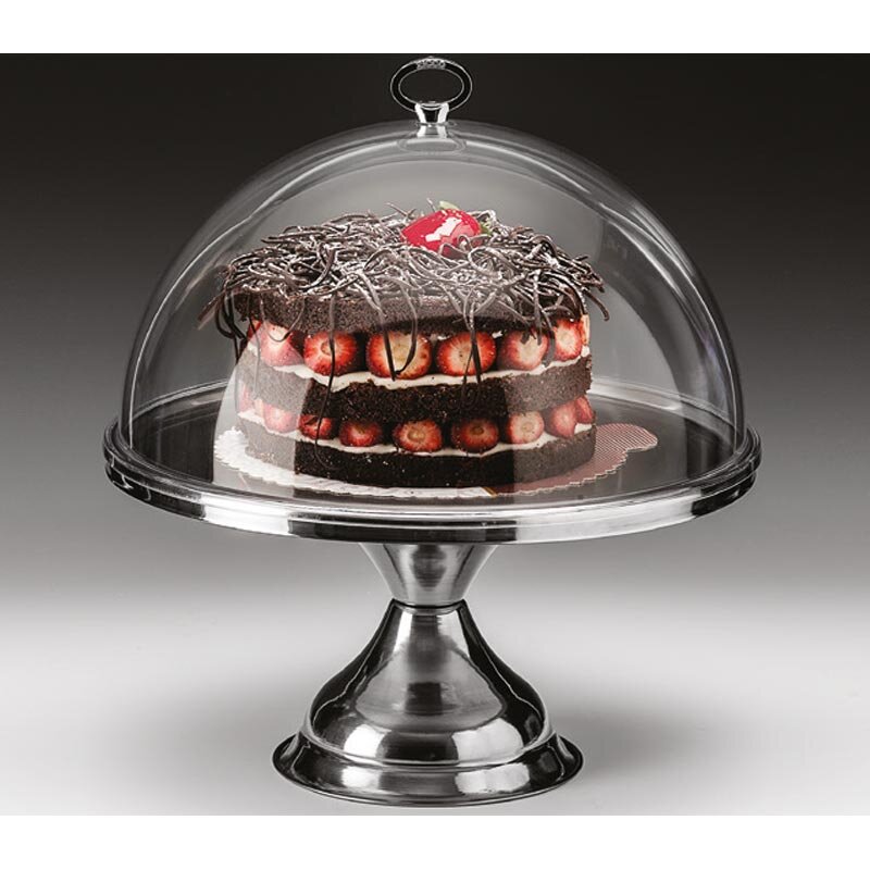 Zicco ZCP-639 Kapaklı Fanus, Polikarbon, Gümüş Renk, 33x36 cm - Zicco