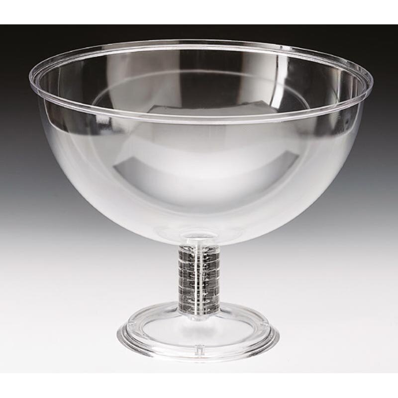 Zicco ZCP-653 Ayaklı Punch Bowl, Polikarbon, Şeffaf, 33 cm - Zicco