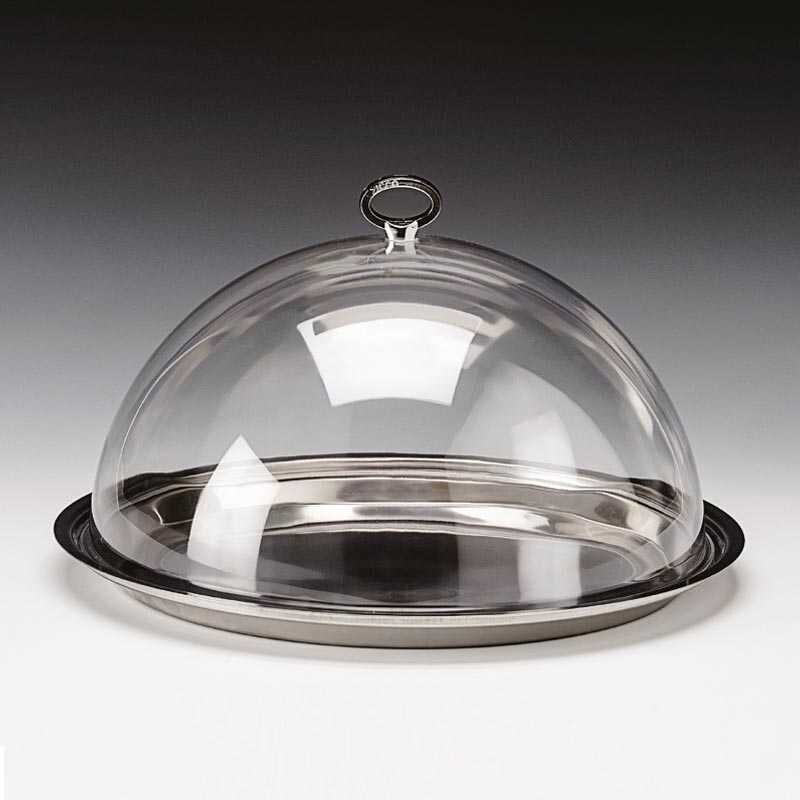 Zicco ZCP-655 Polikarbon Kapaklı Fanus, Çelik Altlı, Şeffaf, 35 cm - Zicco