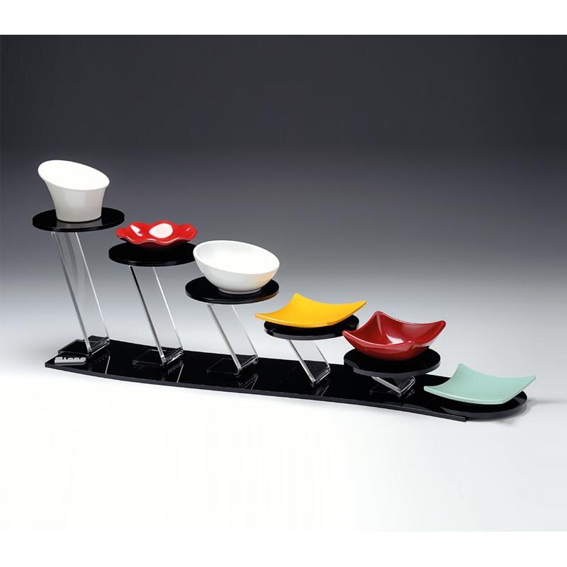 Zicco ZCP-686 Kademeli Teşhir Standı, Akrilik, 6'lı, 16.5 cm - Zicco