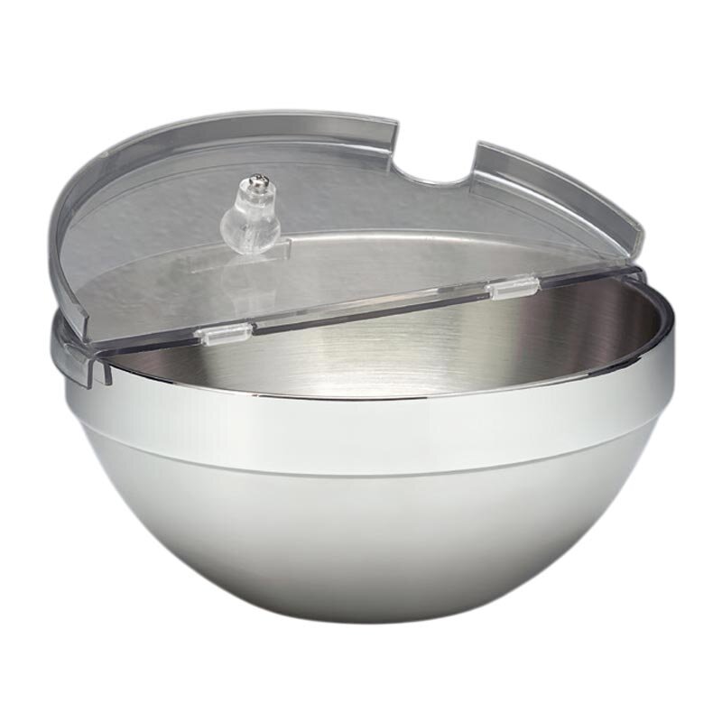 Zicco ZCP-692 Çelik Kase, Çift Cidarlı, Polikarbon Kapaklı, Gümüş Renk, 23x11 cm - Zicco